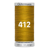 Gutermann super sterk naaigaren | 100m | 412 donker goud naaigaren GM - 100 - SS - M782 - 412 4008015693886